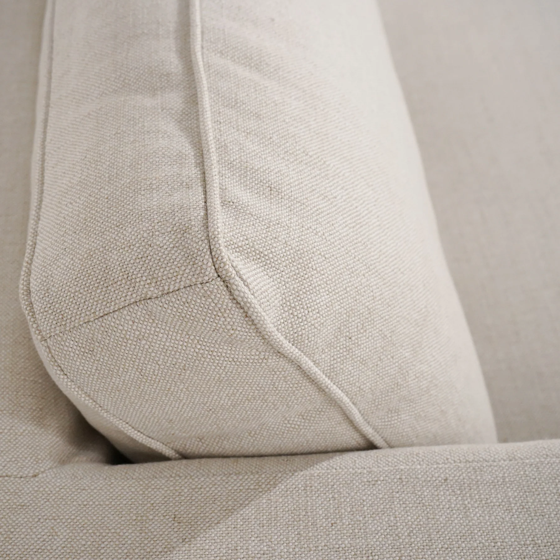 Denver Slipcover Lounge Chair - Linen Natural - Image 10