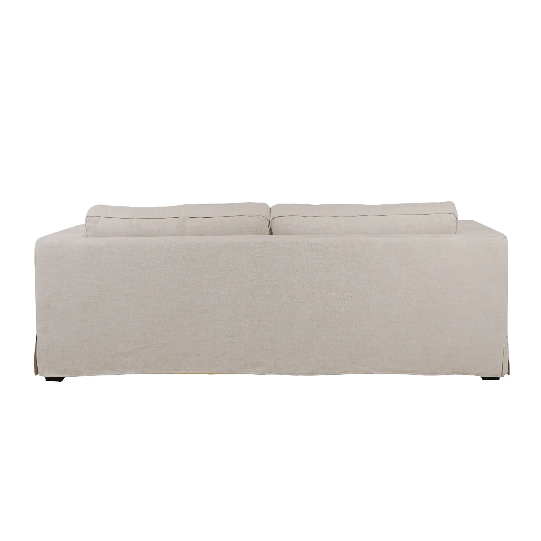 Denver 86" Slipcover Sofa - Linen Natural - Image 8