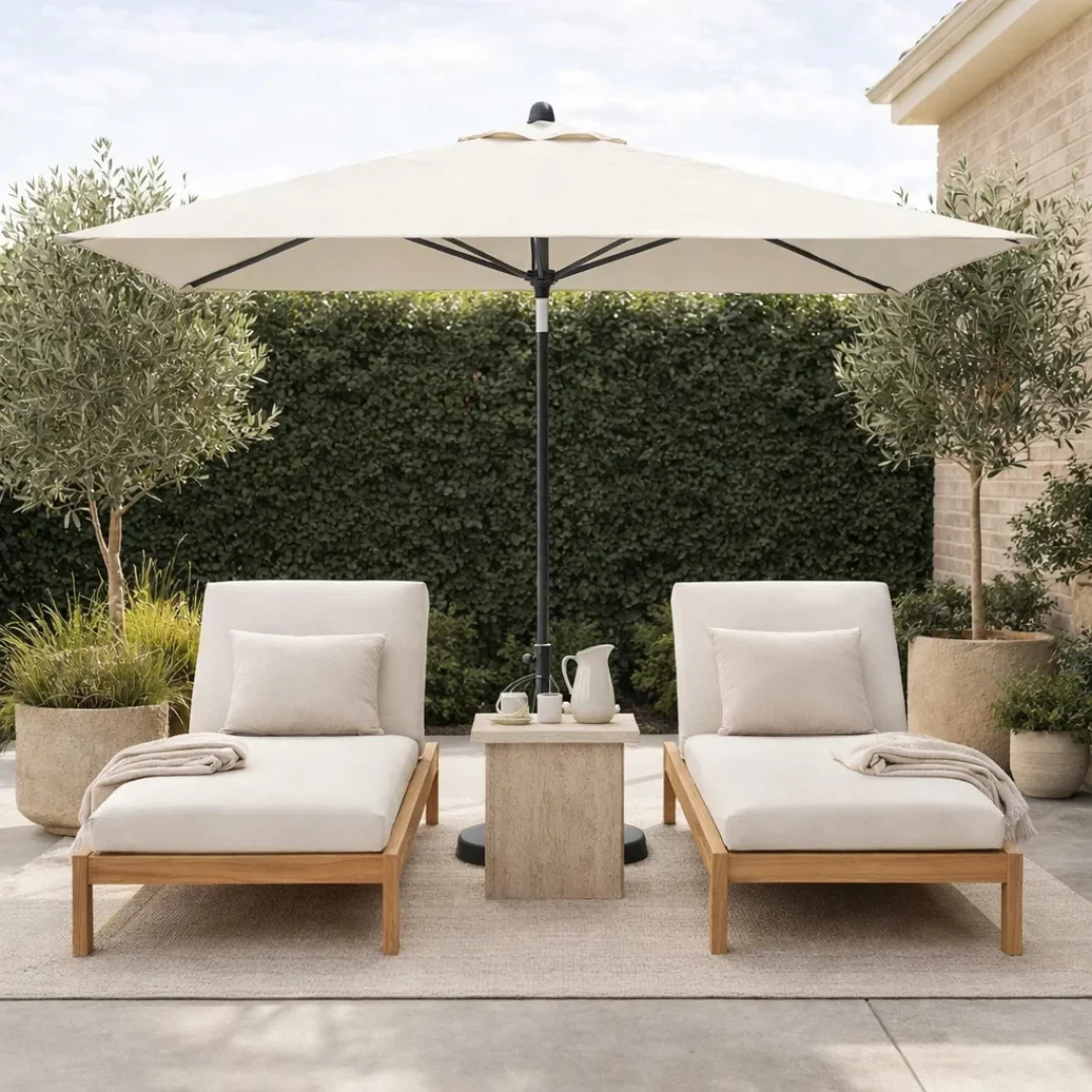 7.5' Square Market Umbrella - Image 3