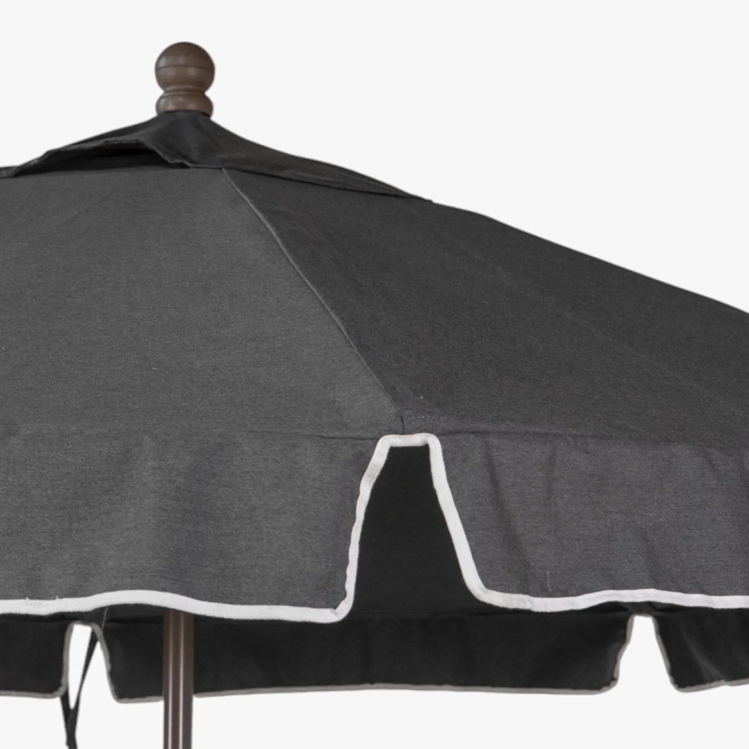 9' Octagon Auto Tilt Market Umbrella w/ Valance - Pebble Grey - Image 5