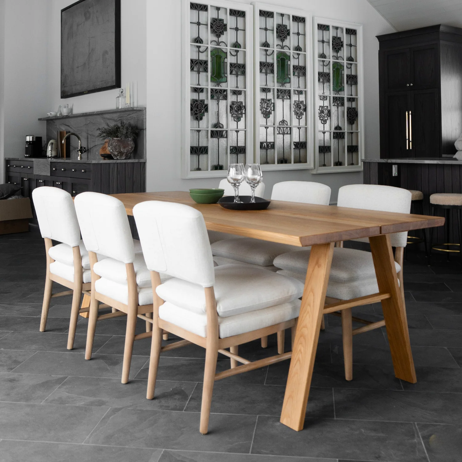 Aarhus 87" Oak Dining Table - Image 7
