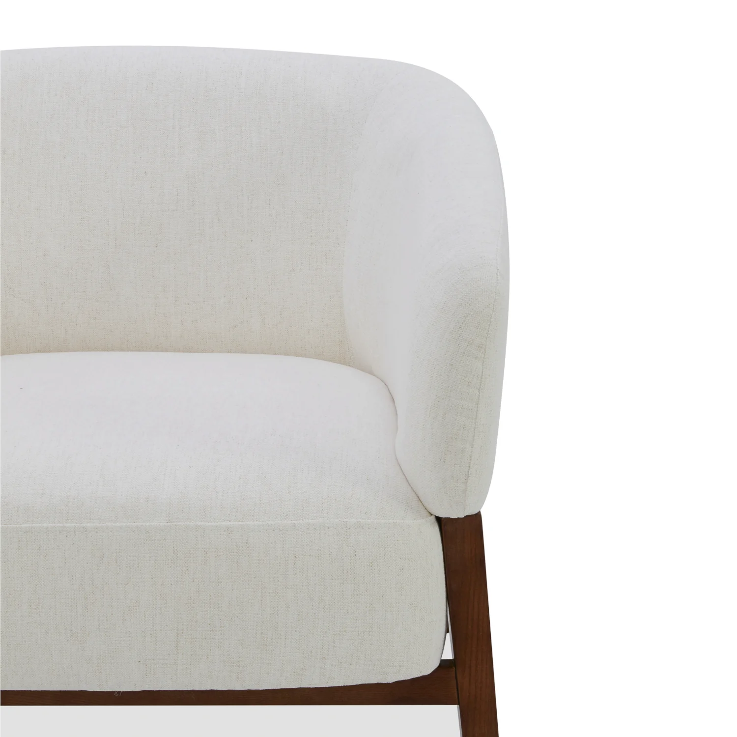 Airdrie Lounge Chair - Crypton® Nomad Snow - Image 14