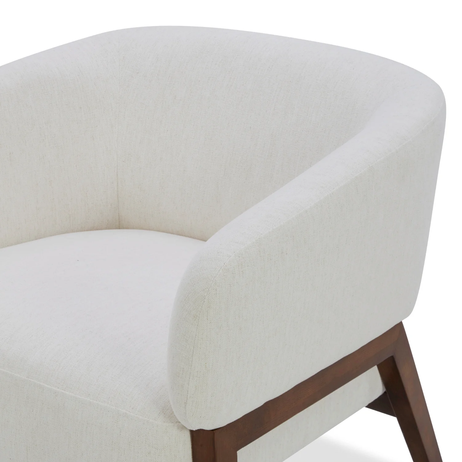 Airdrie Lounge Chair - Crypton® Nomad Snow - Image 16