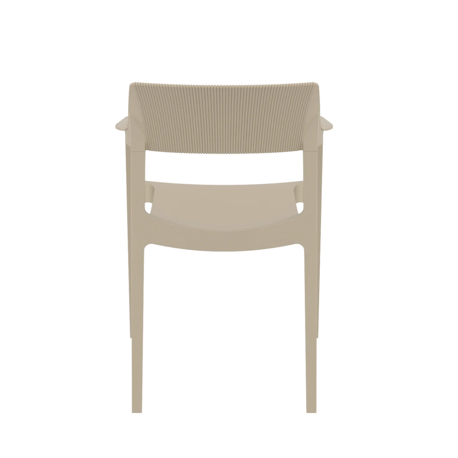 Albany Taupe Arm Chair (Set of 4) - Image 6
