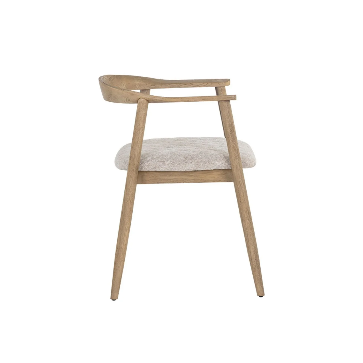 Allure Cream Dining Arm Chair - Image 3