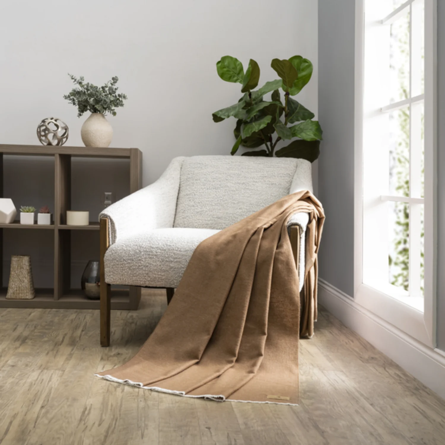 Alpine Cotton Throw Blanket - Pinecone - Image 2