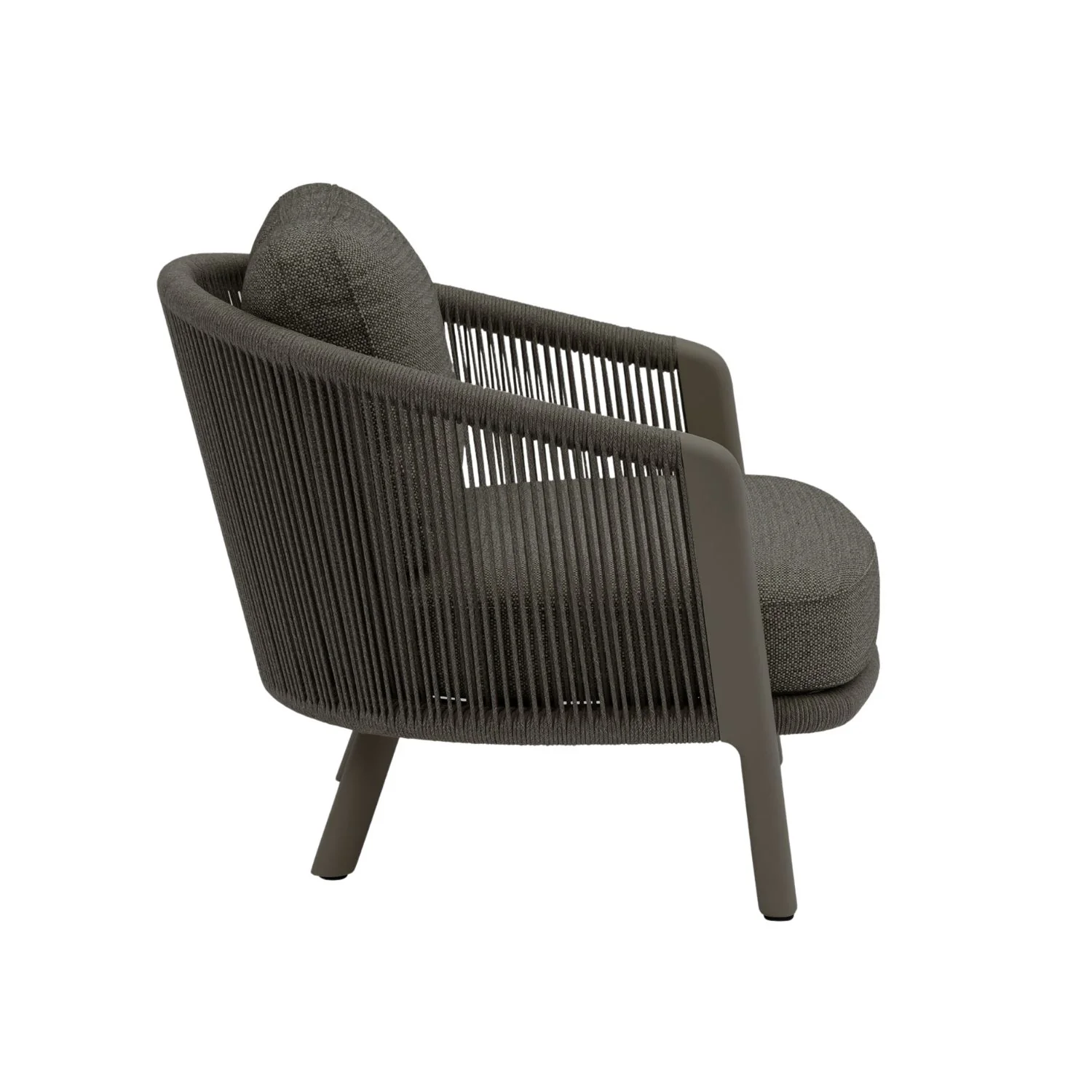 Alta II Outdoor Charcoal Lounge Chair - Image 3