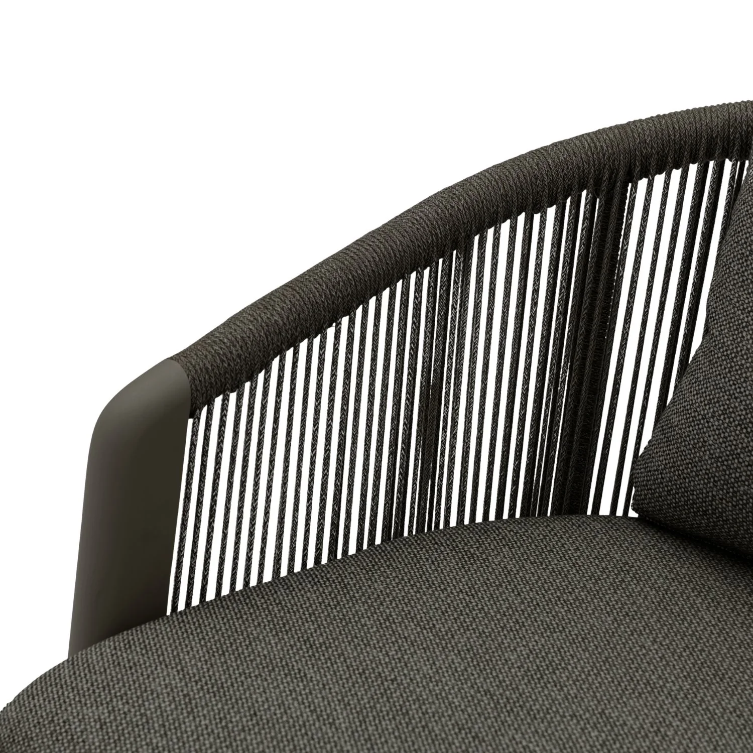 Alta II Outdoor Charcoal Lounge Chair - Image 7