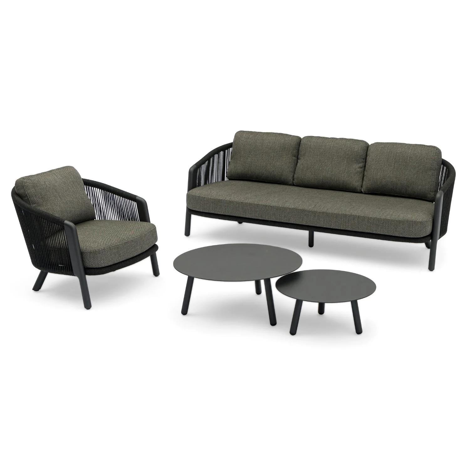 Alta II Outdoor Charcoal Sofa - Image 9