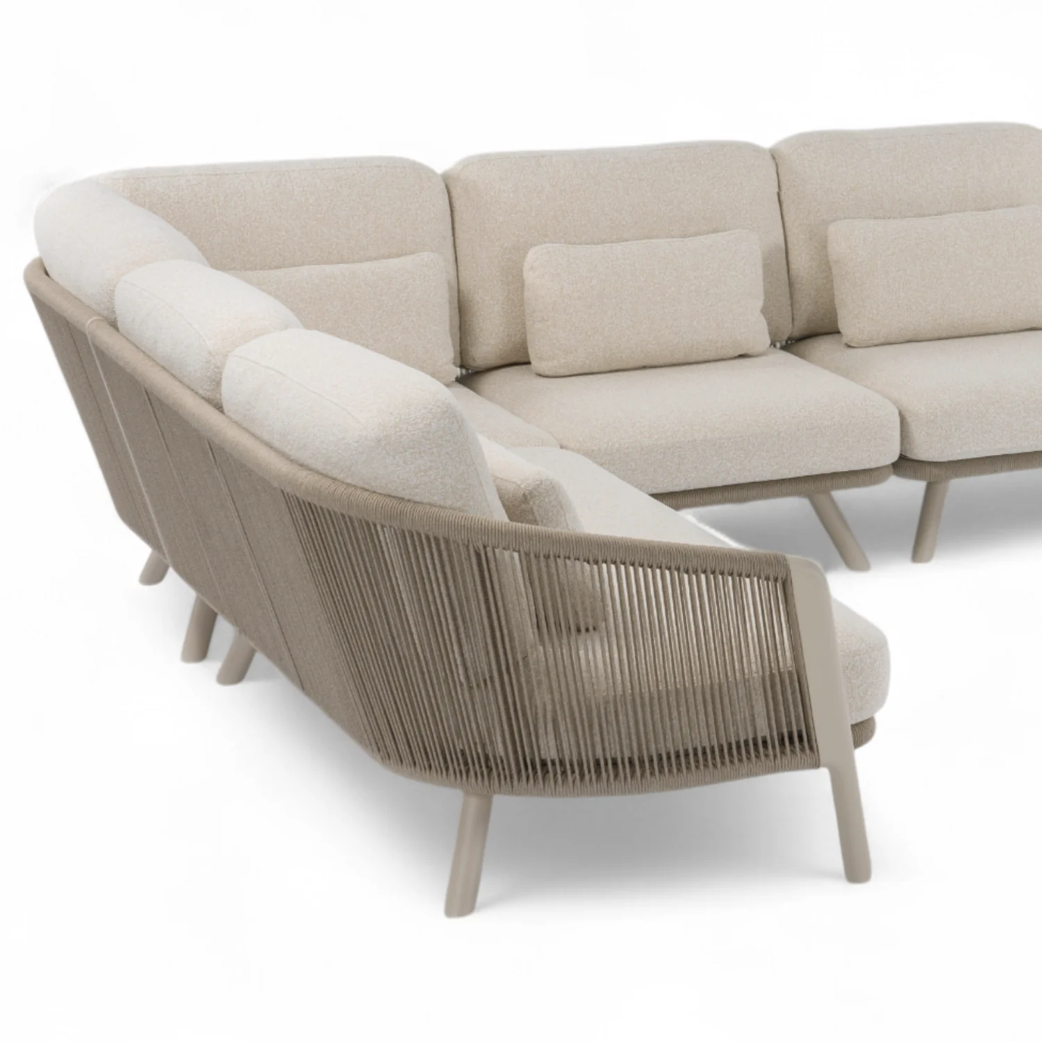 Alta II Outdoor L-Shape Sectional - Beige - Image 3