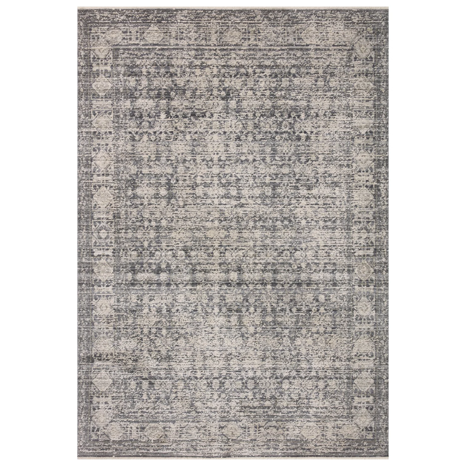 Amber Lewis x Loloi Alie Charcoal/Dove Rug