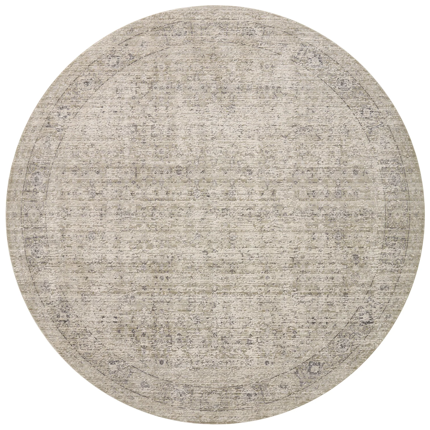 Amber Lewis x Loloi Alie Taupe/Dove Round Rug