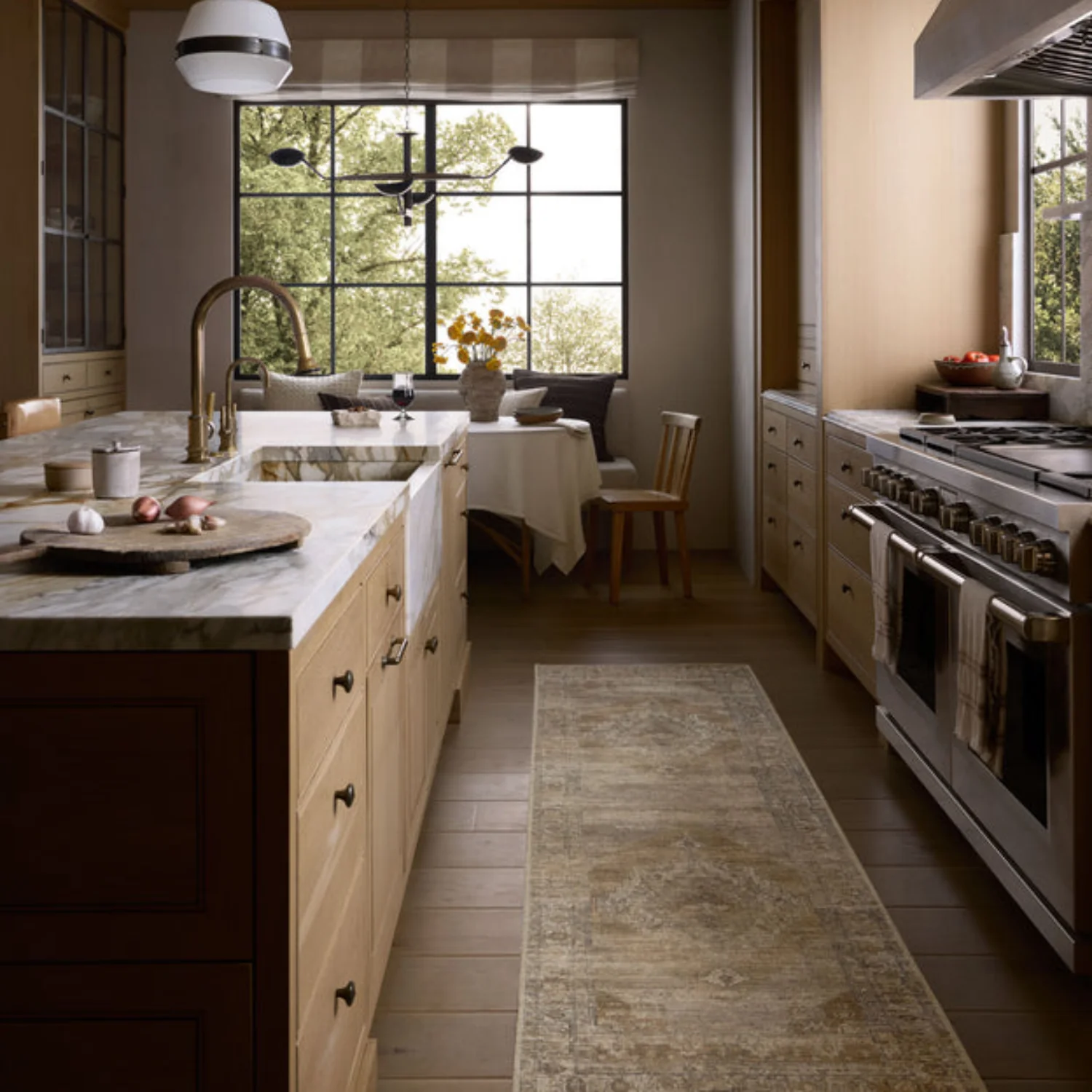 Amber Lewis x Loloi Cambria Taupe/ Antique Bronze Jute Rug - Image 3