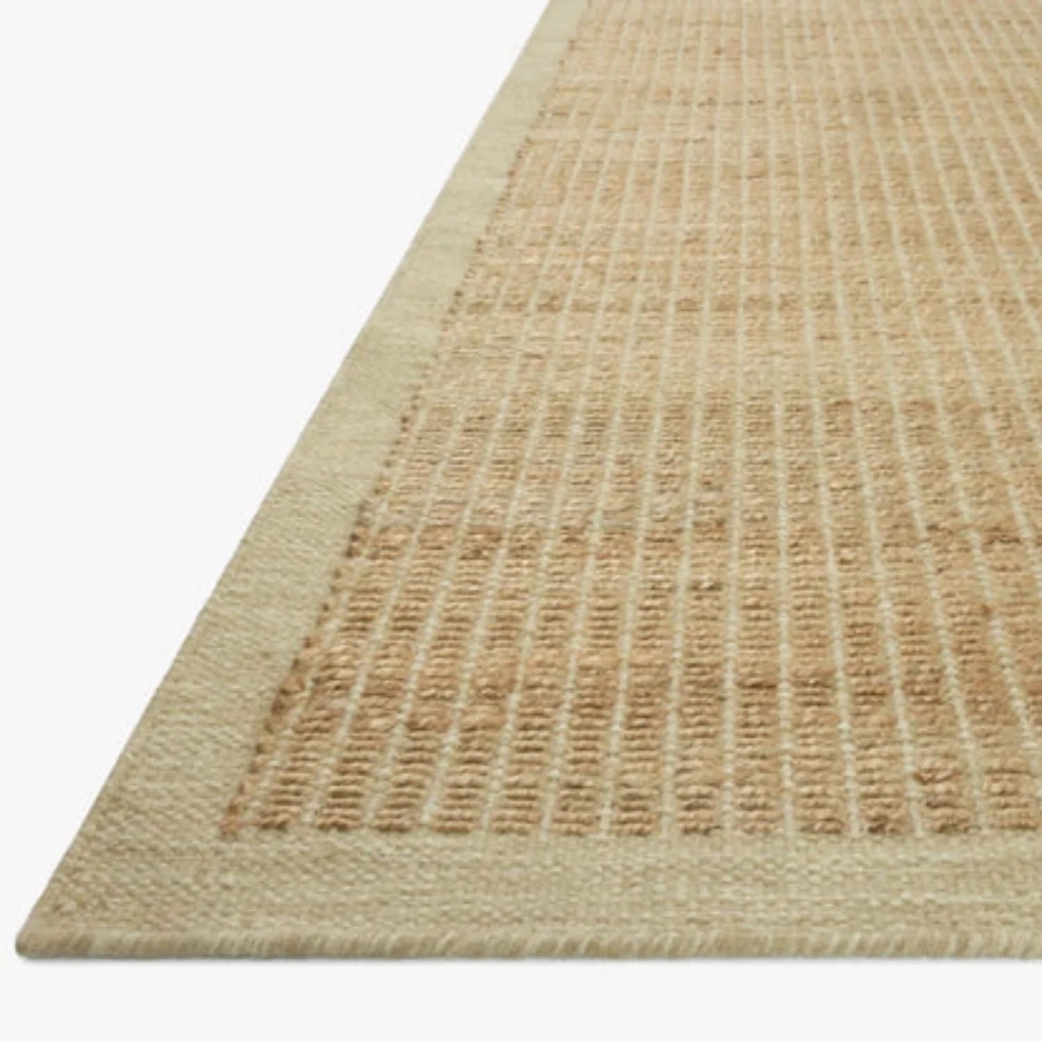 Amber Lewis x Loloi Lilah Natural/Antique Ivory Jute Rug - Image 6