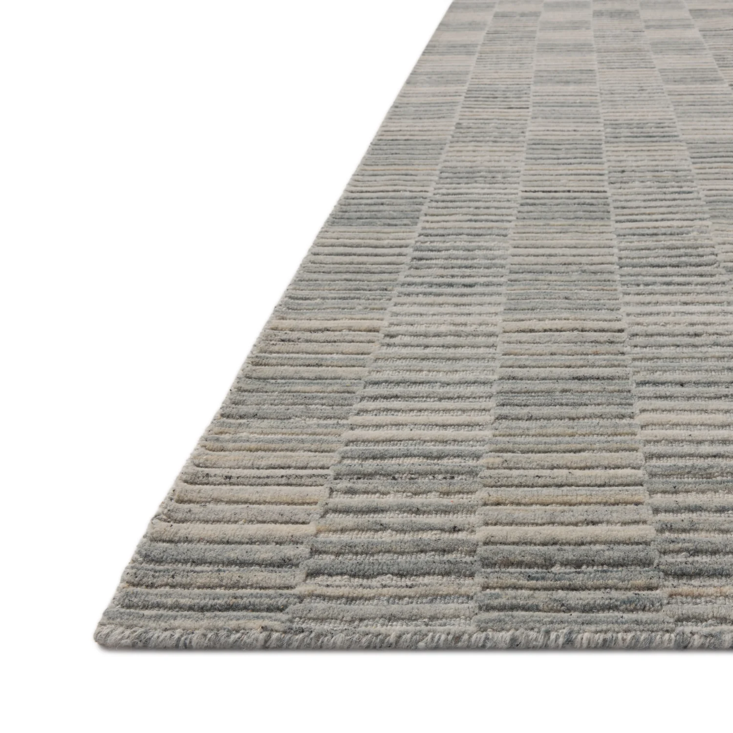 Amber Lewis x Loloi Marlowe Sky/Natural Wool Blend Rug - Image 3