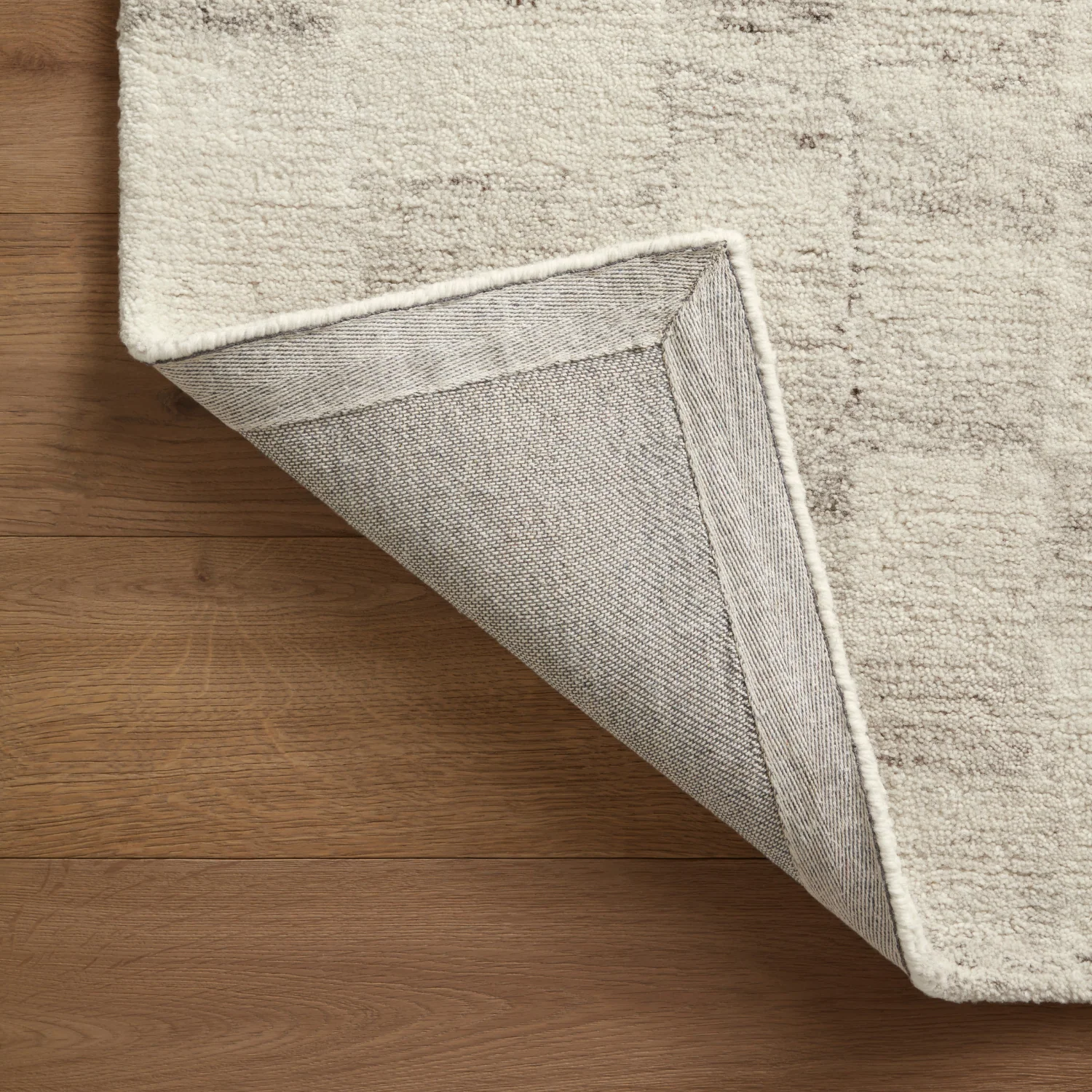 Amber Lewis x Loloi Rocky Ivory/Silver Wool Rug - Image 5