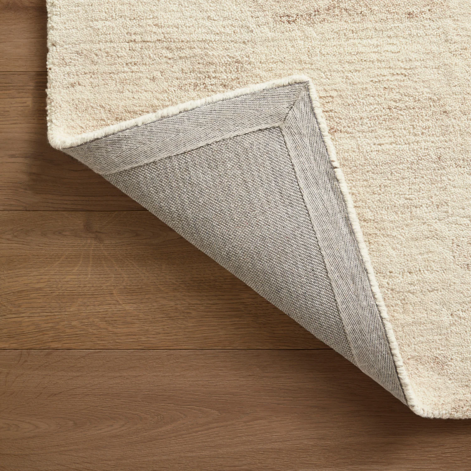 Amber Lewis x Loloi Rocky Natural/Fog Wool Rug - Image 6