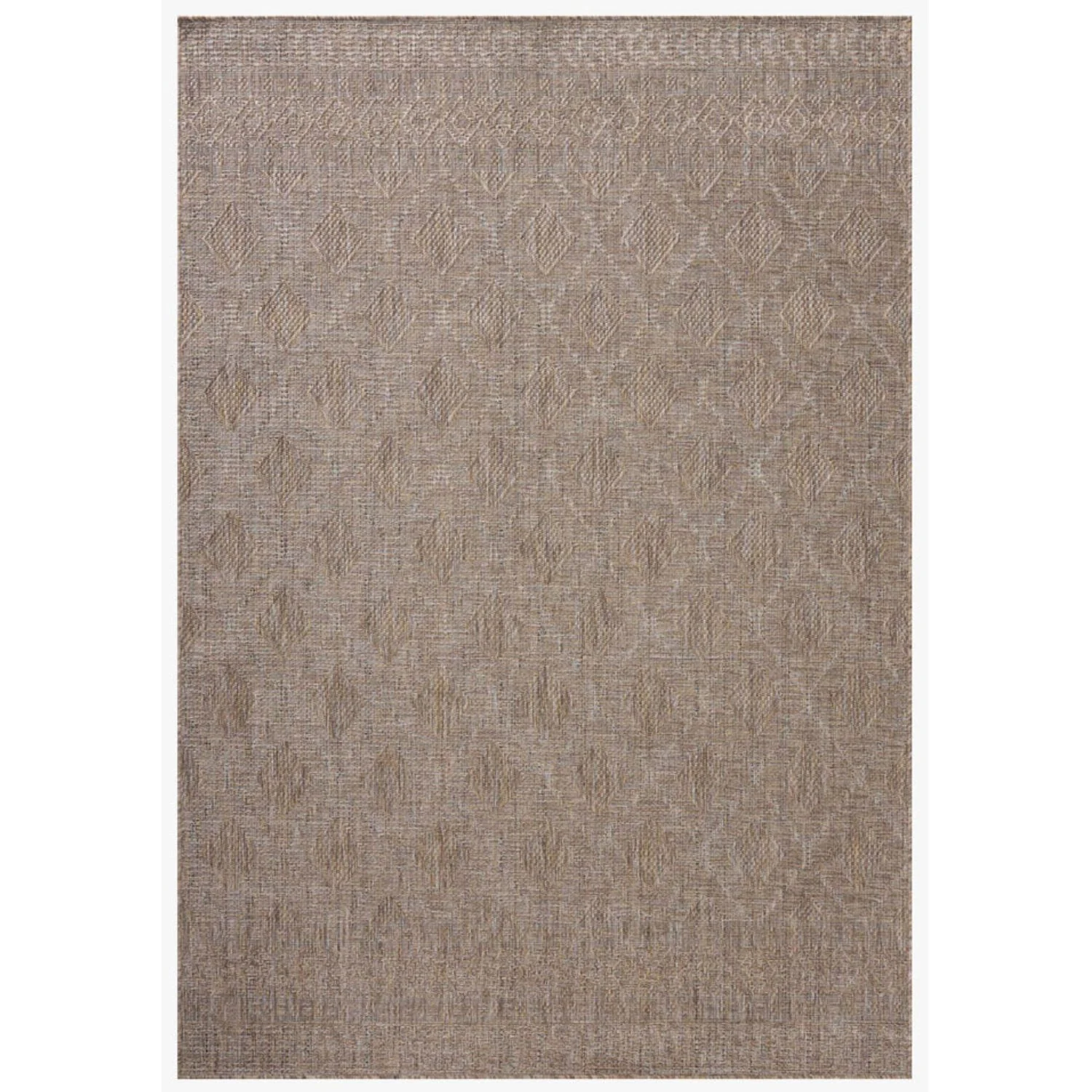 Amber Lewis x Loloi Topanga Natural/Mist Outdoor Rug
