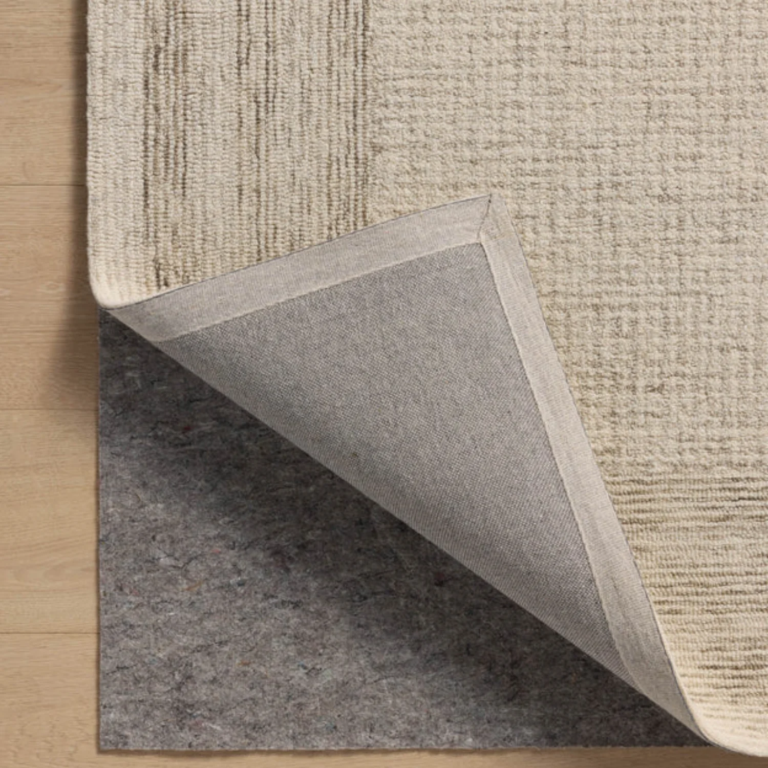 Amber Lewis x Loloi Windsor Ivory/Stone Wool Rug - Image 4