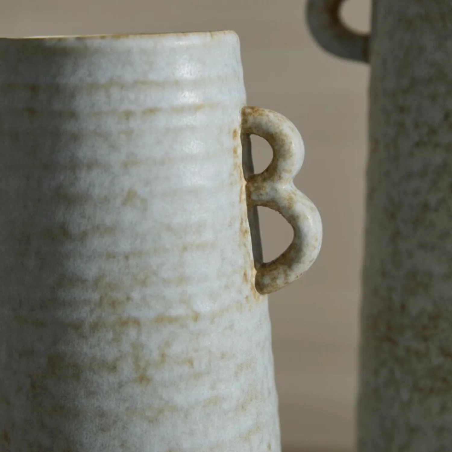 Arden Blue/Brown Glaze Vase - Image 3