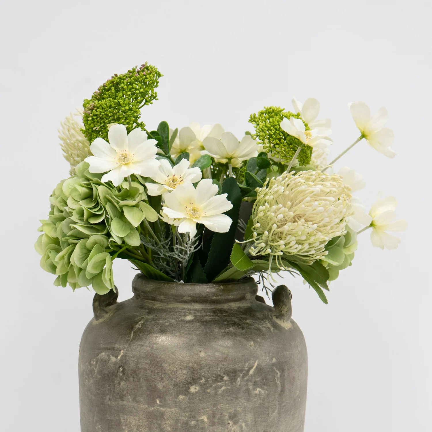 Artificial Green Hydrangea Real Touch Stem - Image 3