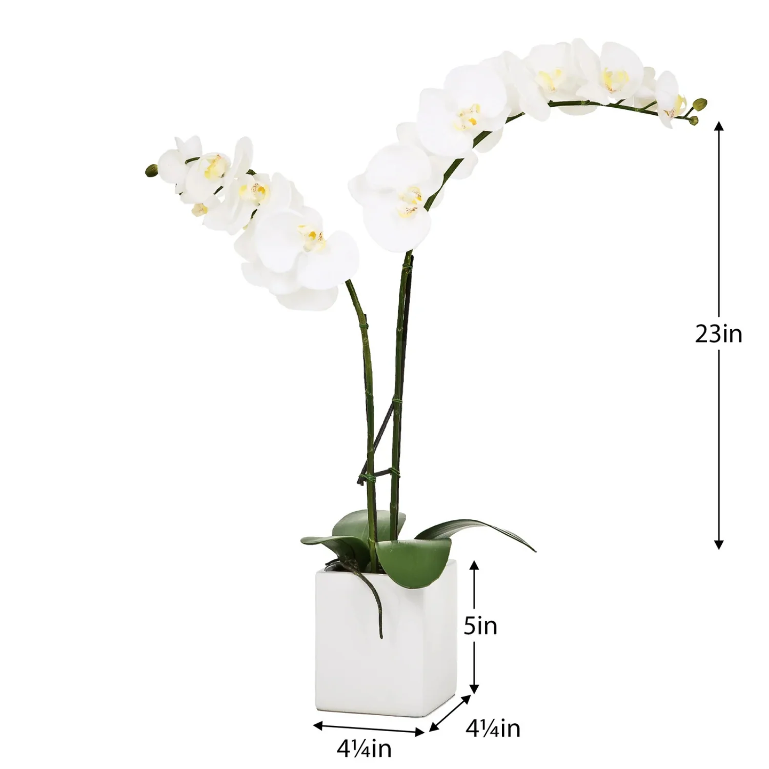 Artificial Potted Orchid - Image 3