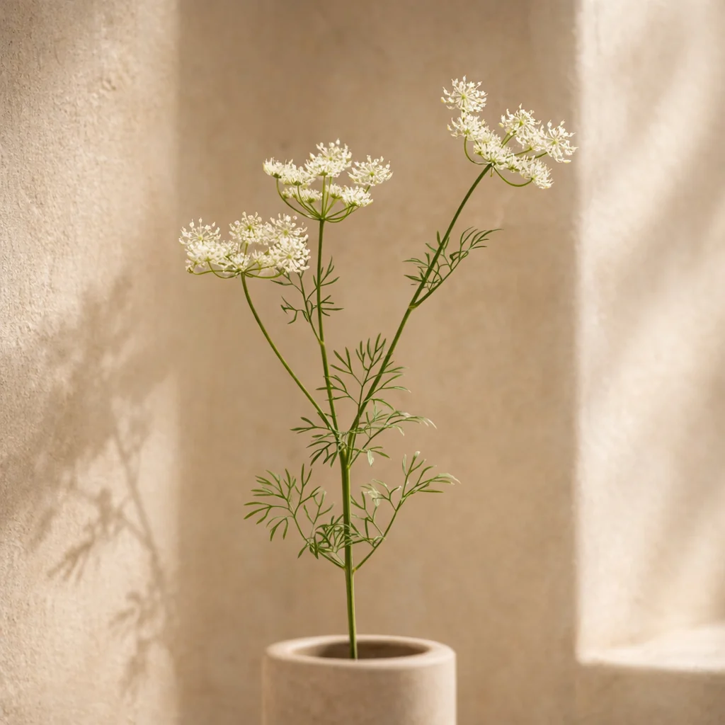 Artificial White Queen Annes Lace Spray