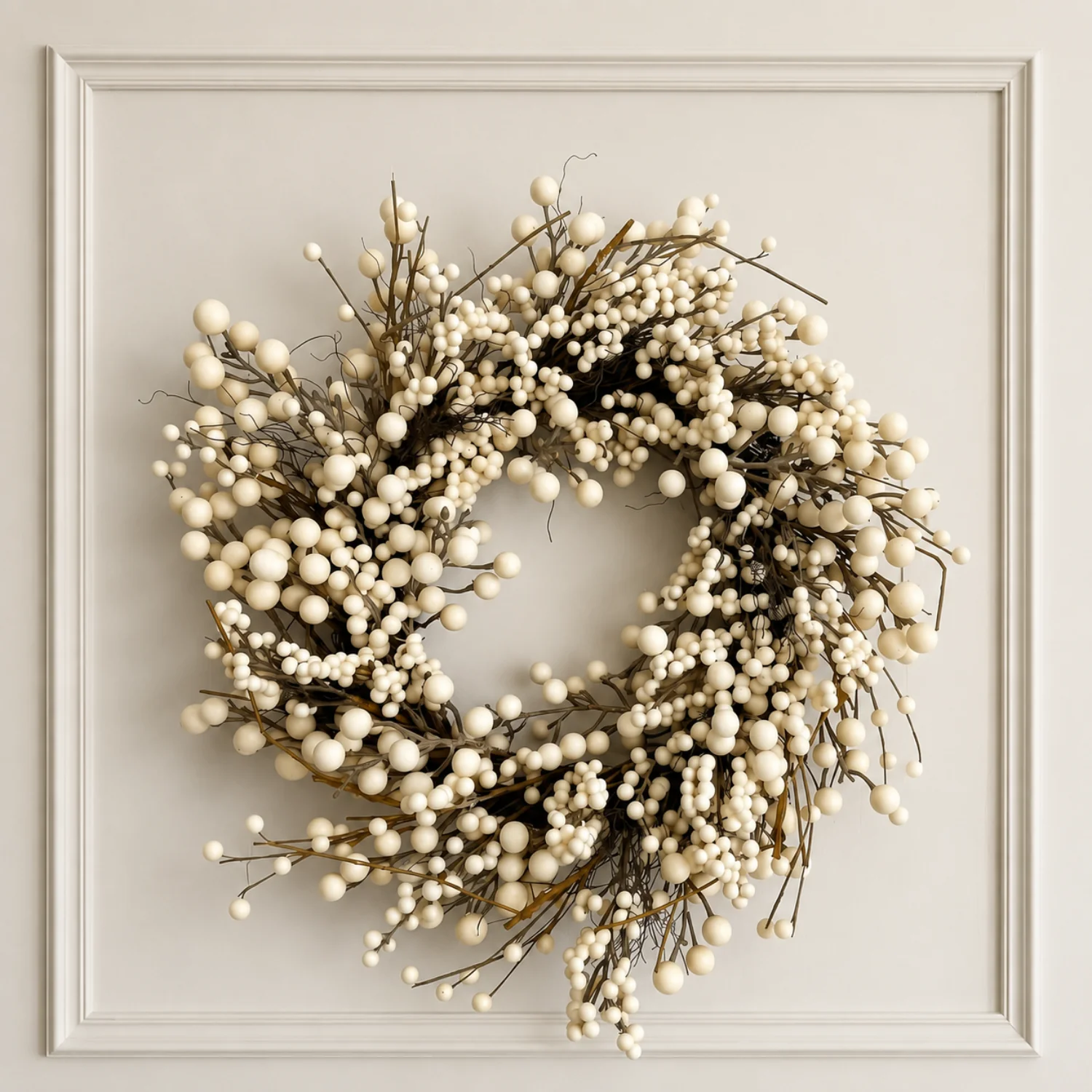 Artificial Winterberry 24" Wreath