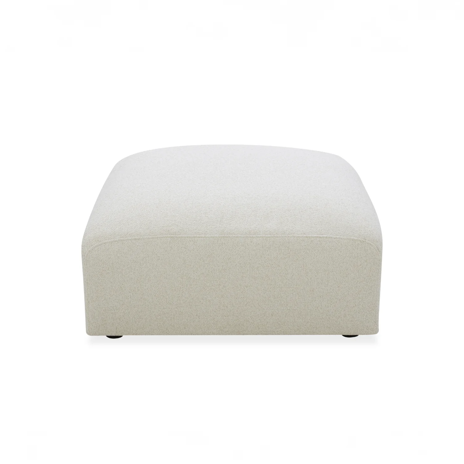 Aspen Ottoman - Linen Weave