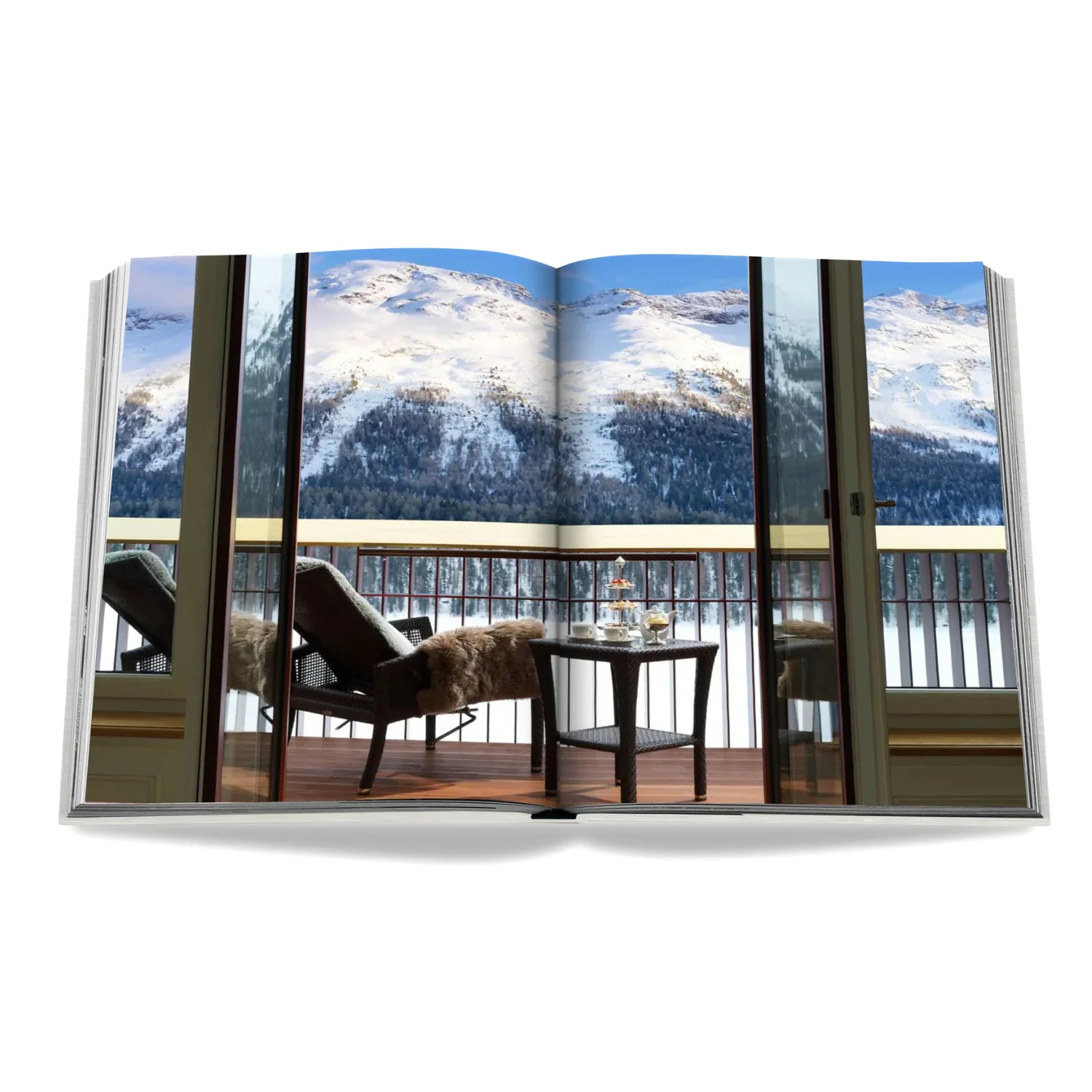 Assouline St. Moritz Chic Silk Hardcover Book - Image 5