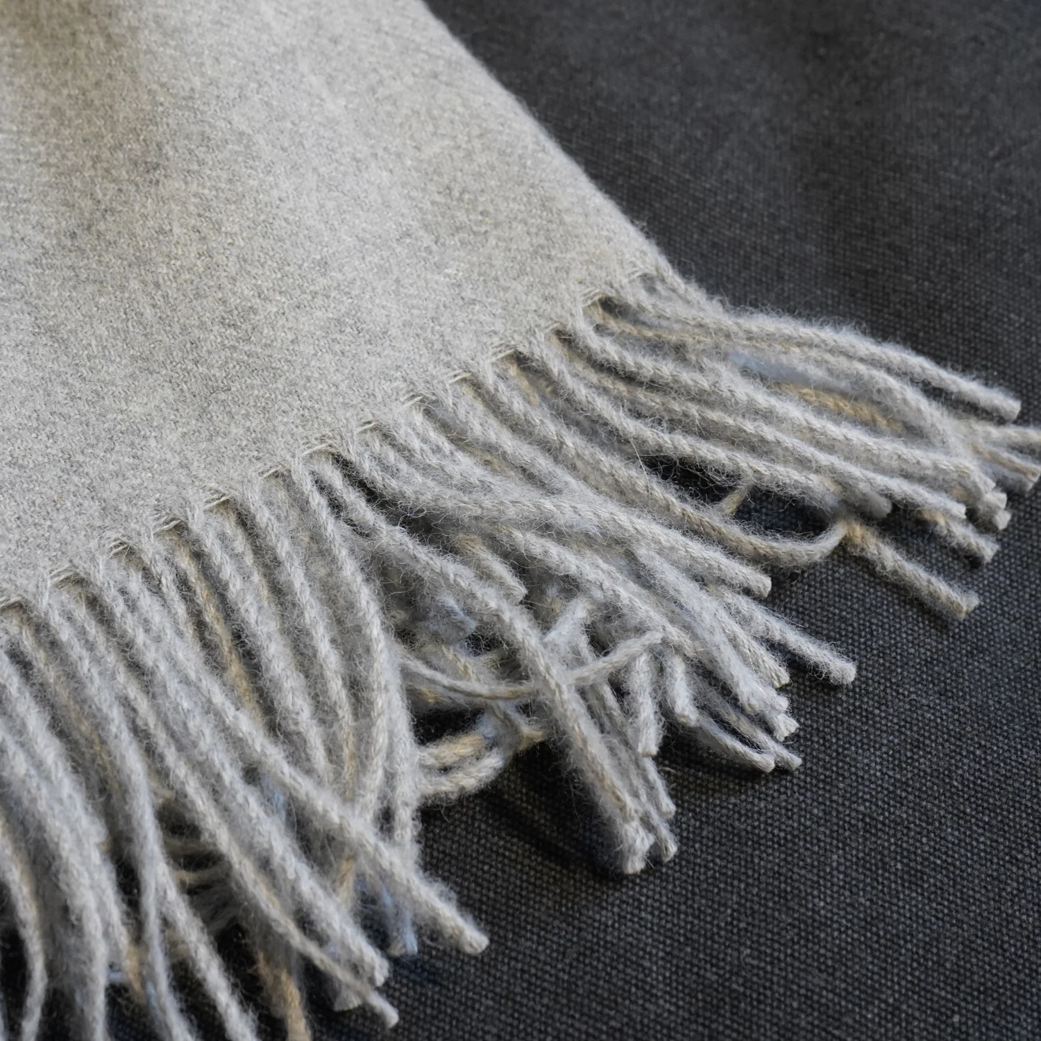 Lola Grey Alpaca Throw - Image 3