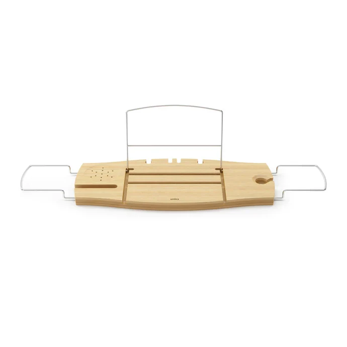 Bamboo Bathtub Caddy Tray - Image 4