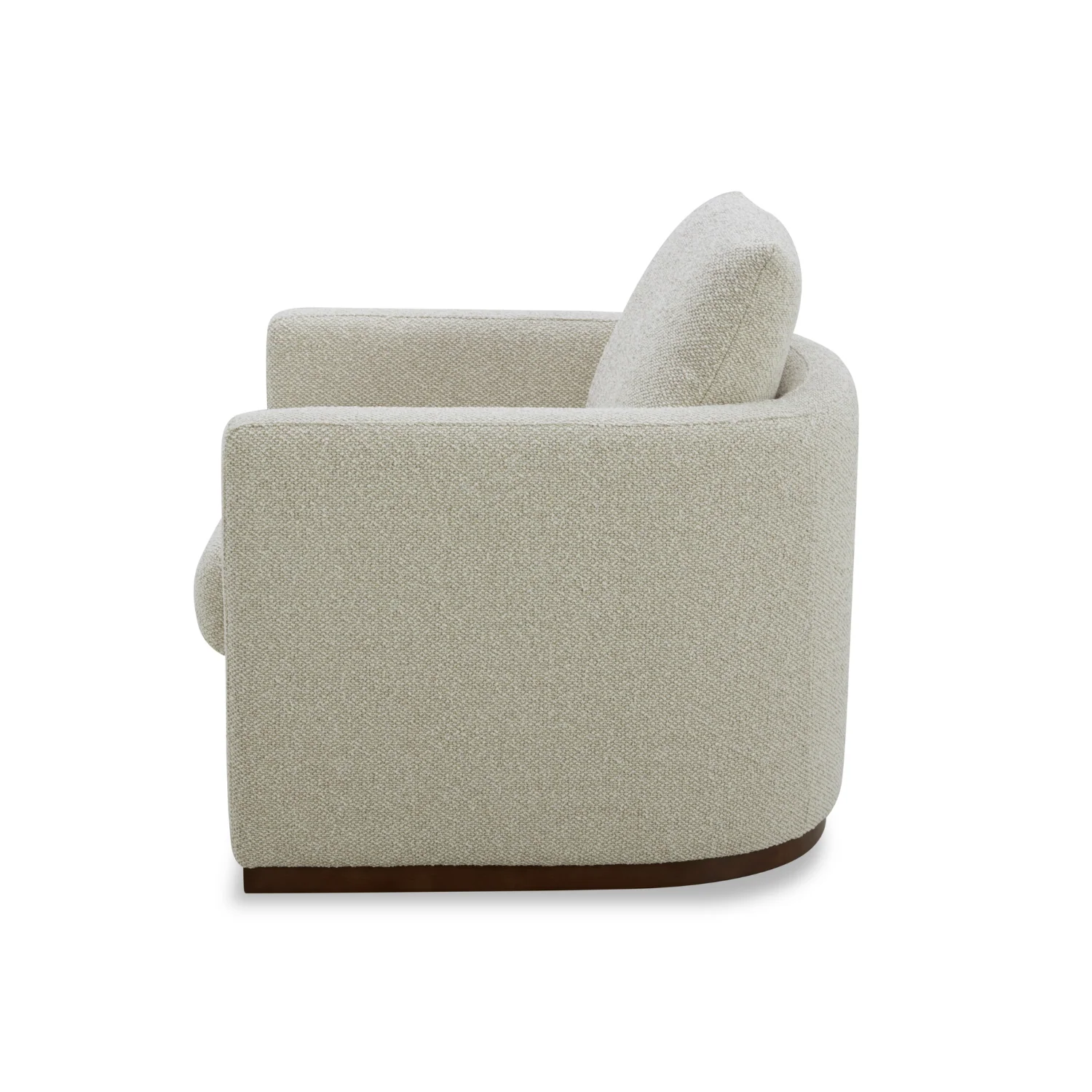 Bellwood Swivel Lounge Chair - Tasmin Linen - Image 6