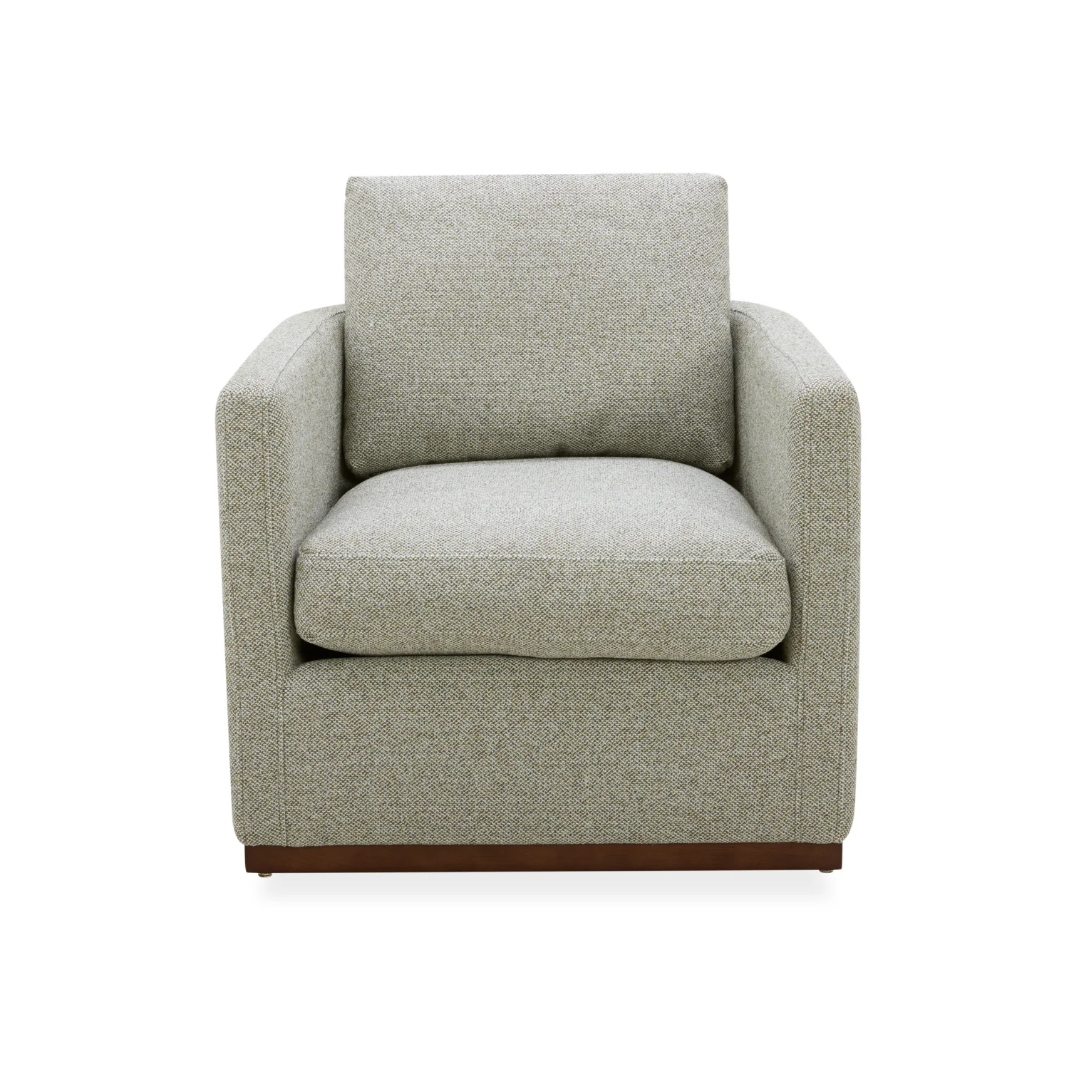Bellwood Swivel Lounge Chair - Moss Weave - Image 3