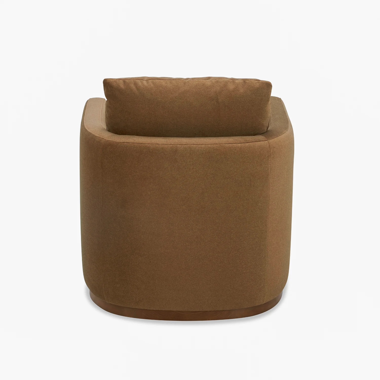 Bellwood Swivel Lounge Chair - Tawny Brown Matte Velvet - Image 3