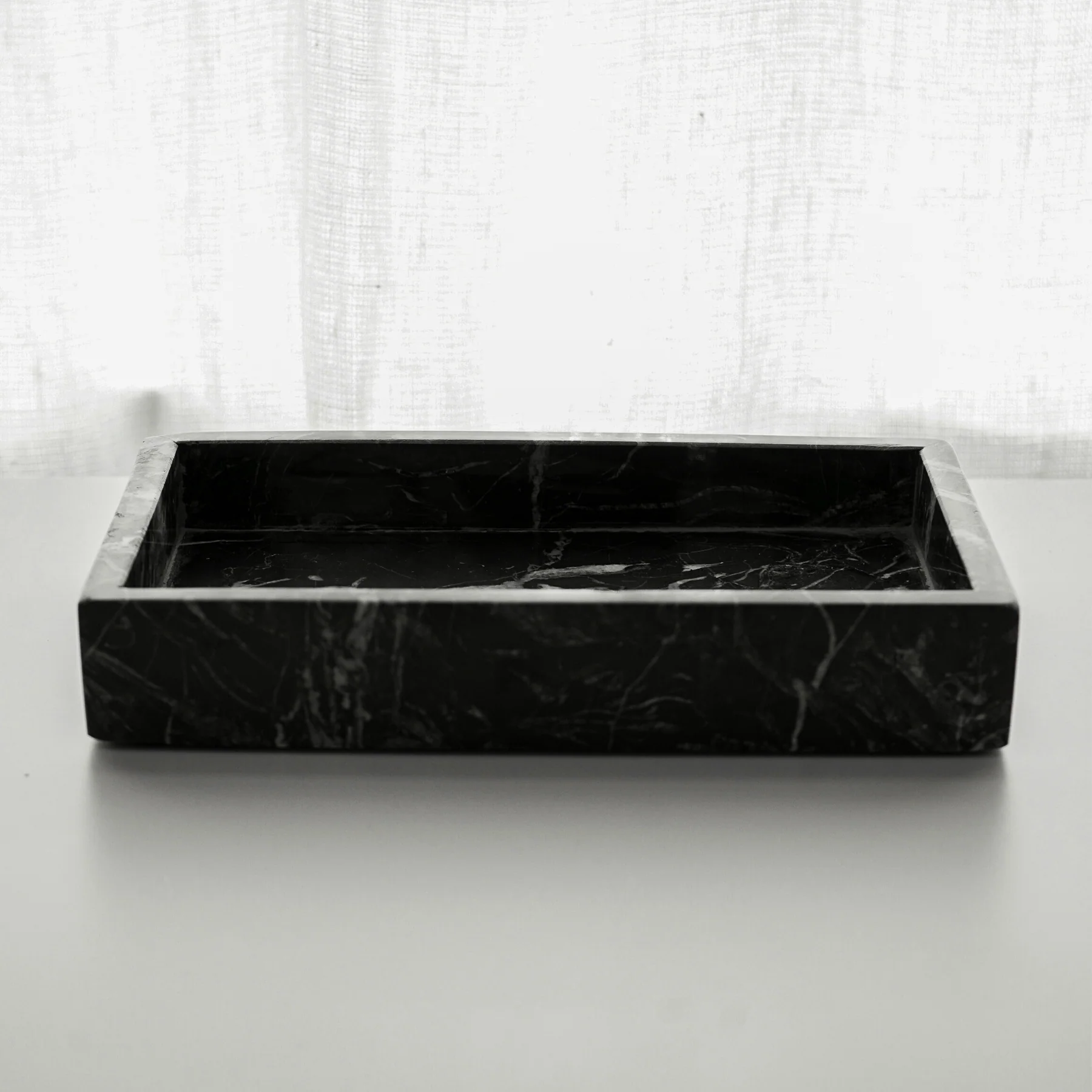 Rectangle Black Marble Tray - Image 4