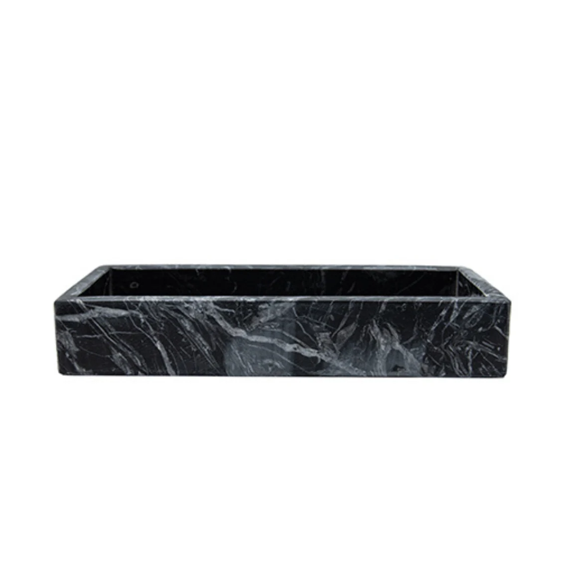 Rectangle Black Marble Tray - Image 6