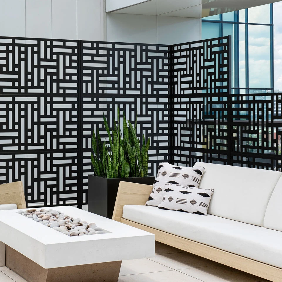 Blocks Polypropylene 3 Piece Privacy Screen - Image 4