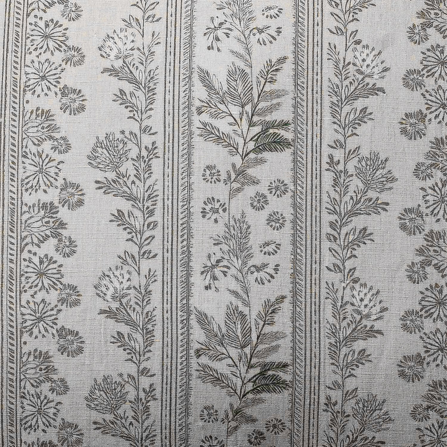 Braeside Garden Linen Block Print Kidney Toss Pillow - Image 4