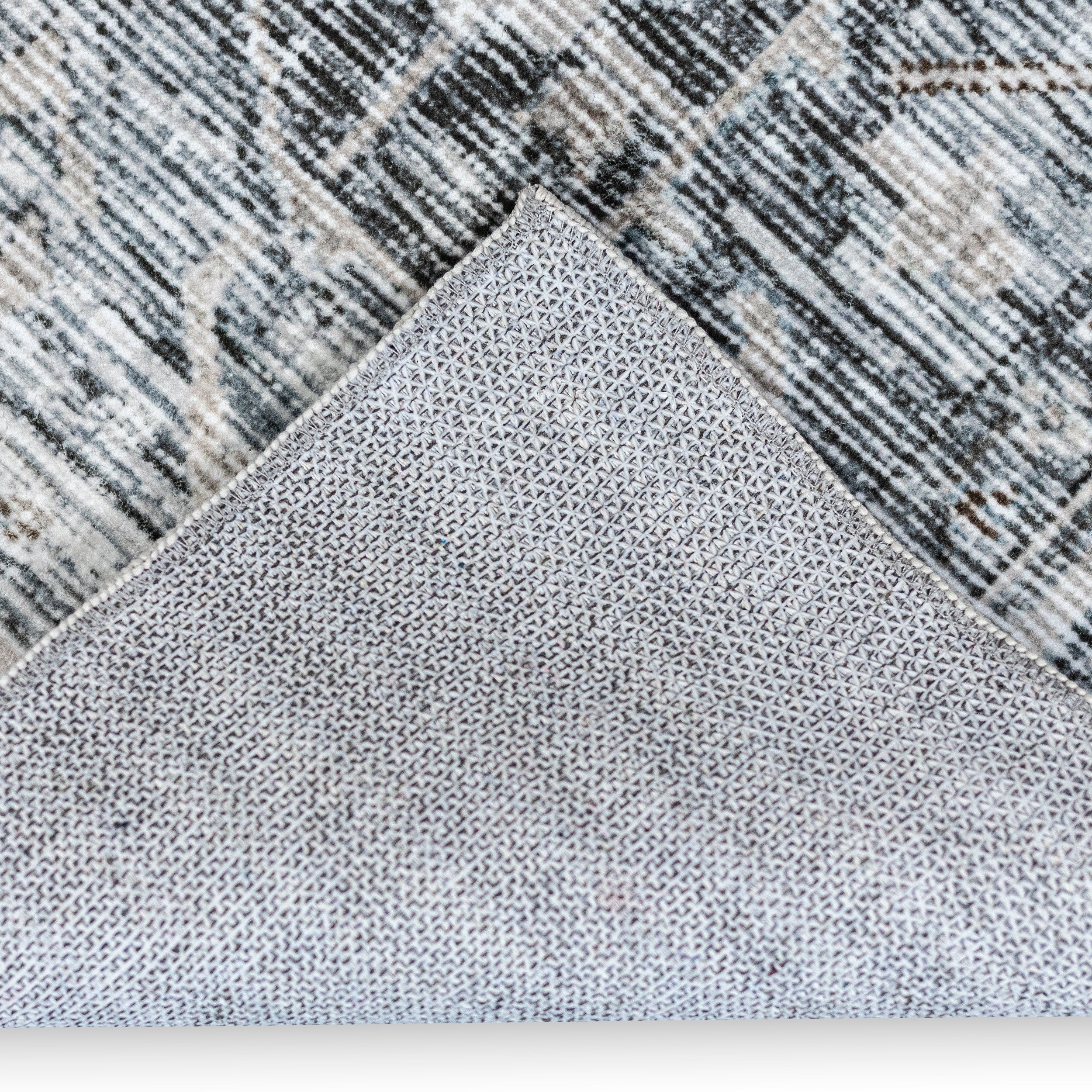 Brio Grey/Ivory Washable Rug - Image 7