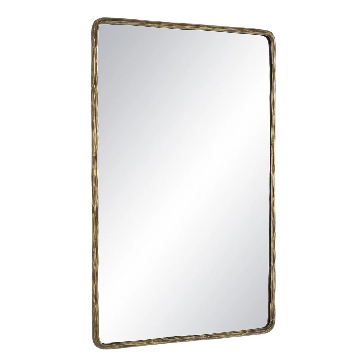 Brushed Antique Vein Rectangle Mirror - Image 3