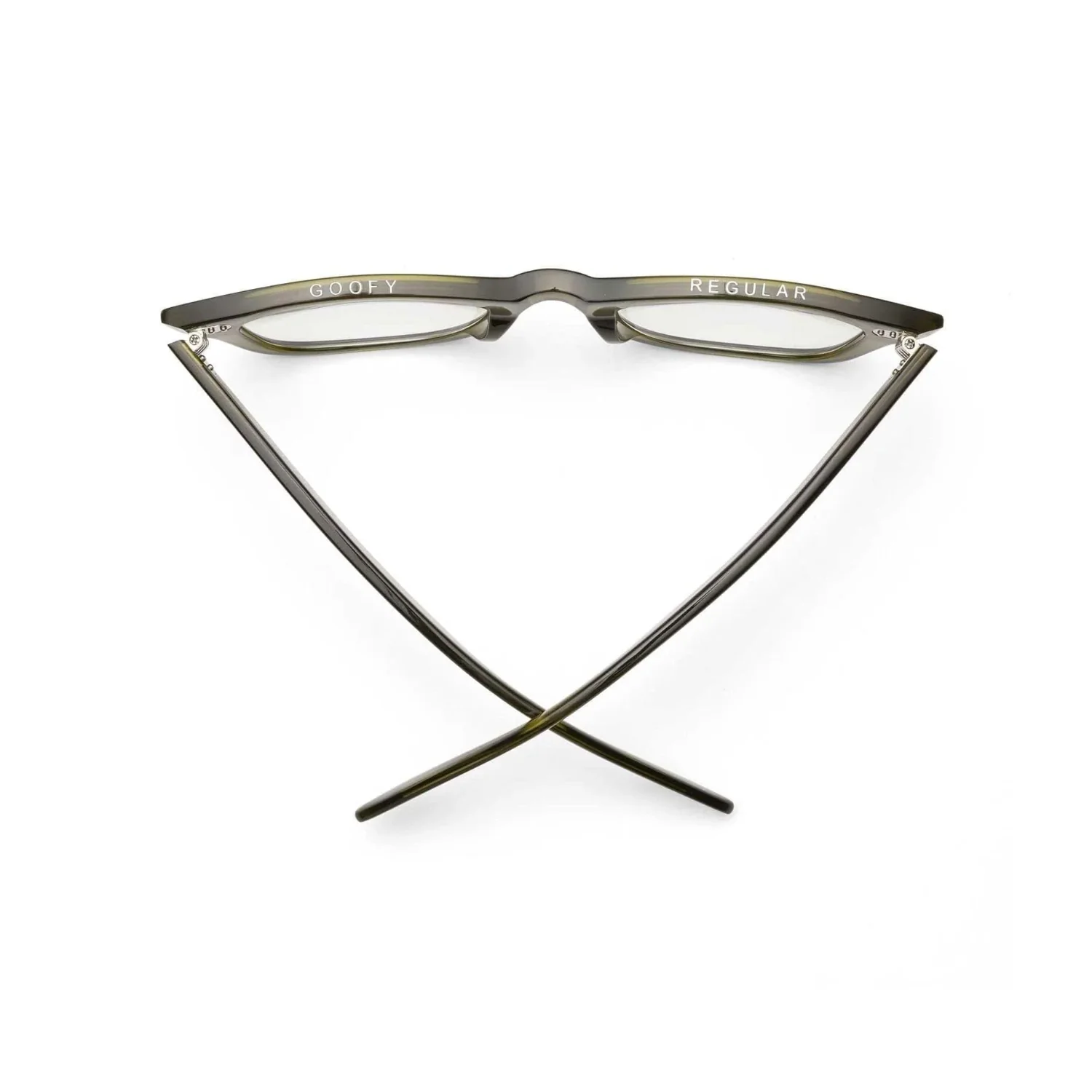 Caddis Porgy Backstage Reading Glasses Heritage Green Thin Frame - Image 3