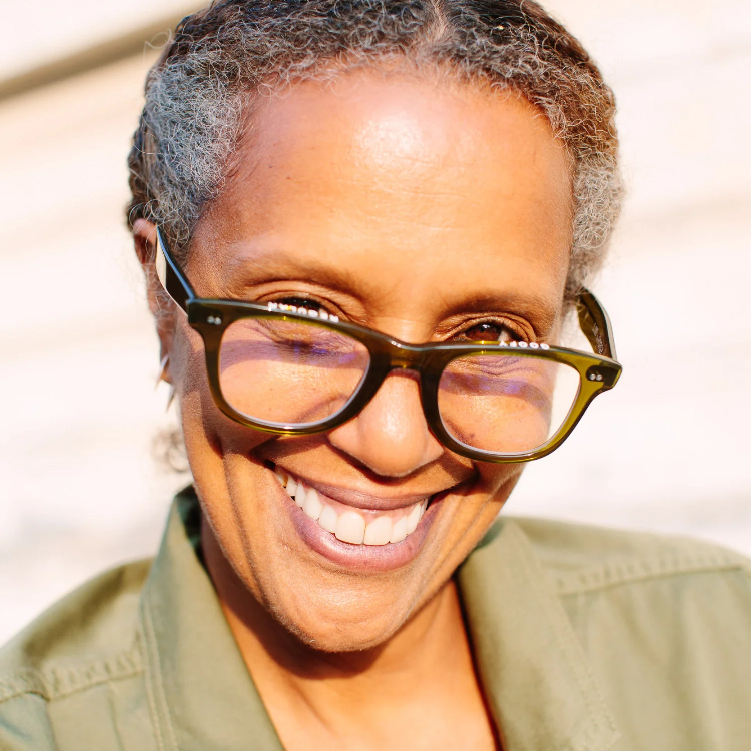 Caddis Porgy Backstage Reading Glasses Heritage Green Thin Frame - Image 5