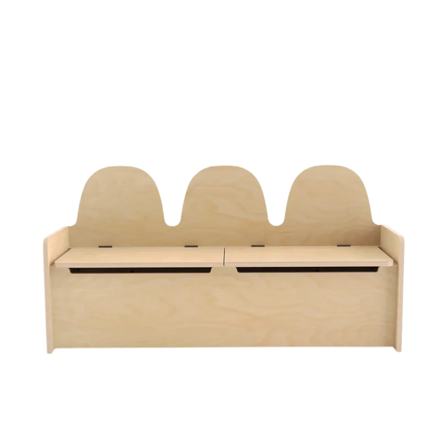 Oeuf Kids Camel Birch Storage Bench - Image 4