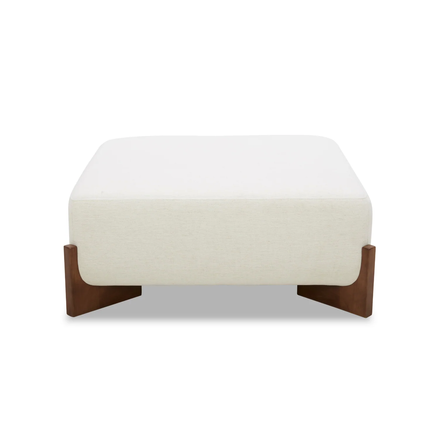 Cameron Ottoman w/ Dark Wood Base - Crypton® Nomad Snow - Image 8