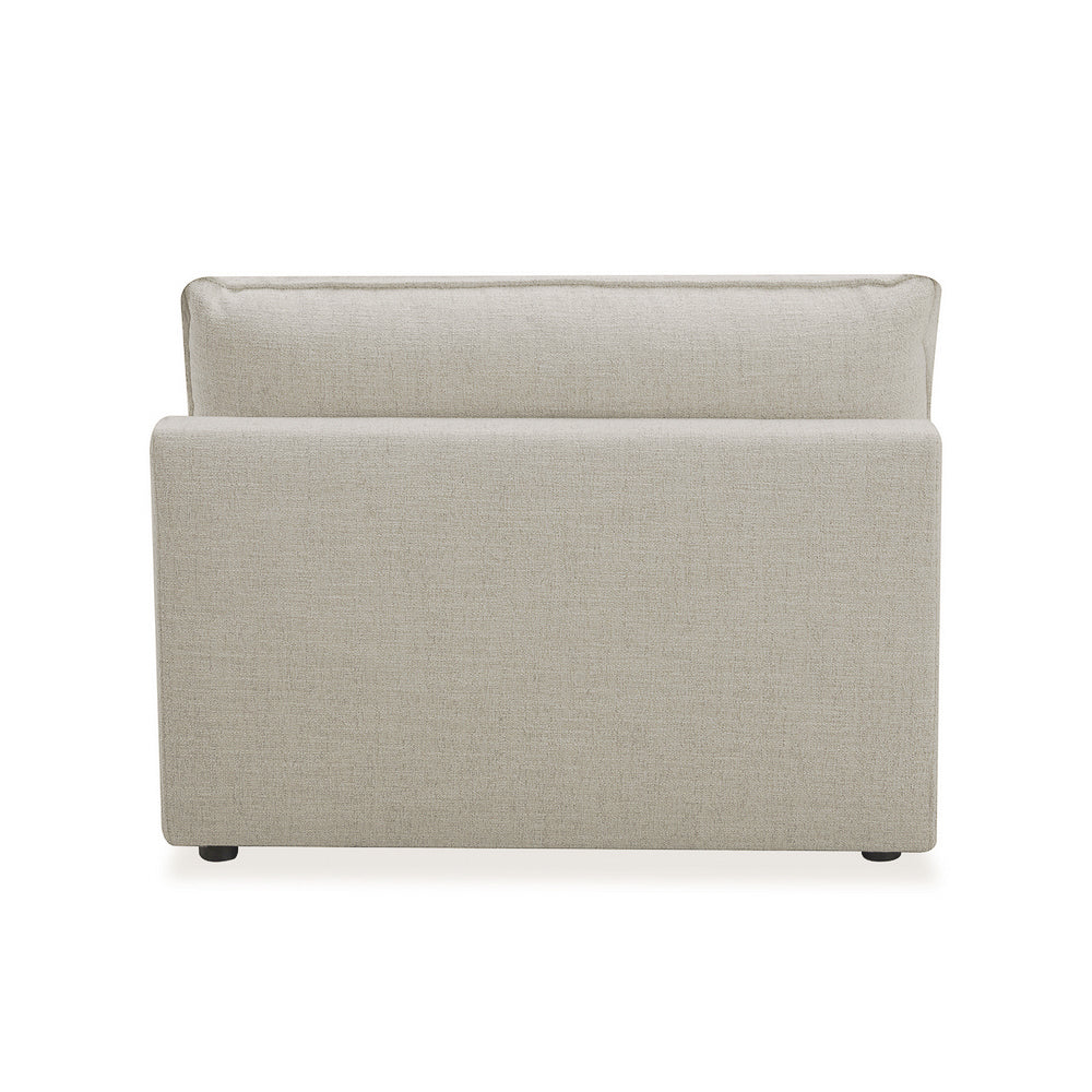 Capri L-Shape Sectional - Stone Grey Chenille - Image 13