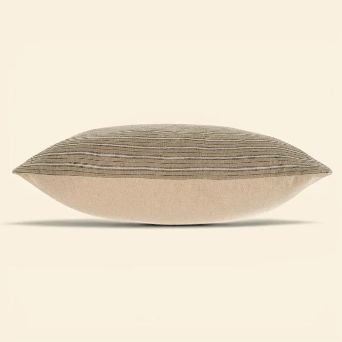 Caramel Striped Kidney Toss Pillow - Image 2