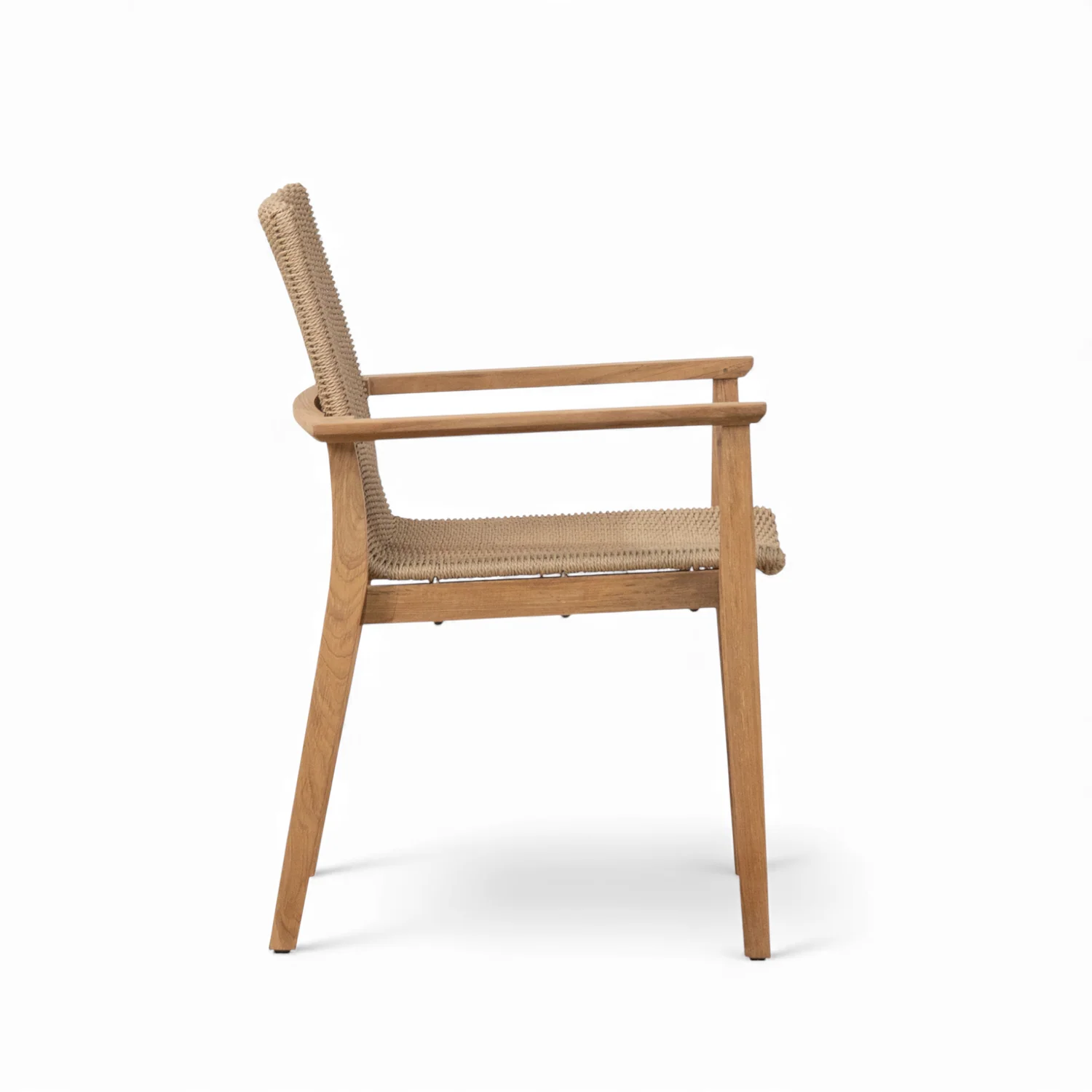 Carmel Wicker Dining Armchair - Image 3