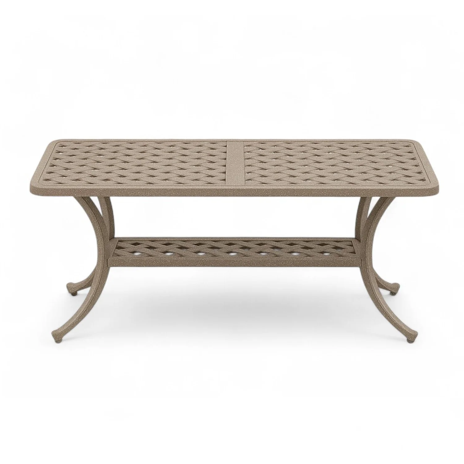 Basketweave Cocktail Table - Image 3