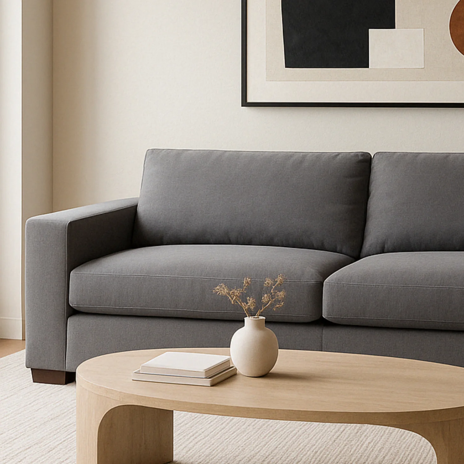 Charlestown Sofa - Graphite Matte Velvet - Image 3